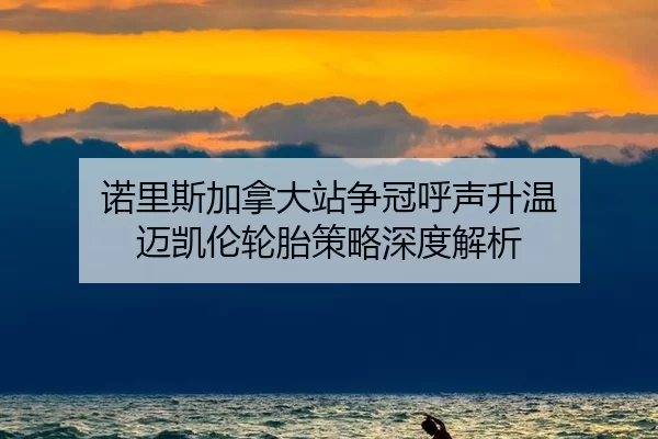 诺里斯加拿大站争冠呼声升温 迈凯伦轮胎策略深度解析